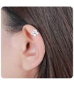 Butterfly CZ Stones Ear Cuff EC-1154